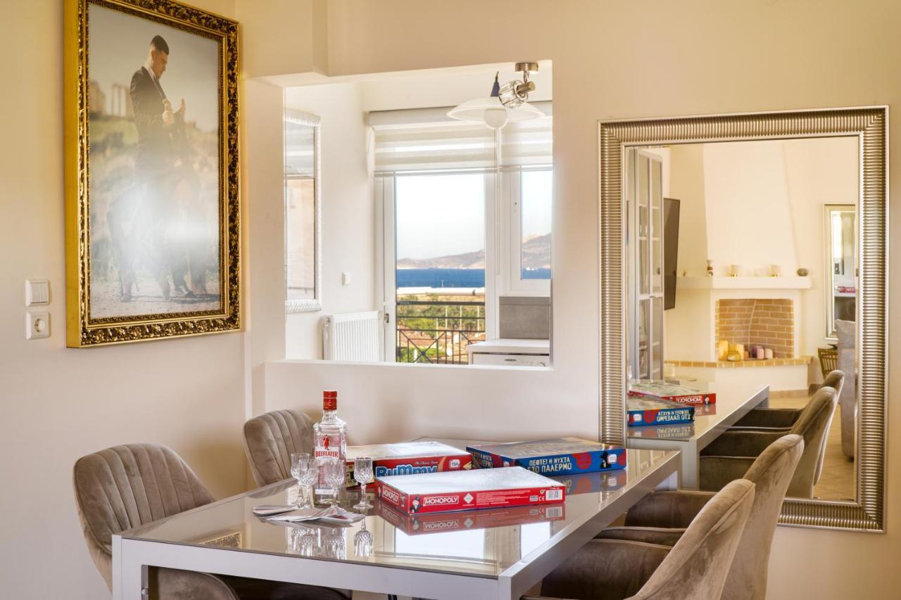 Sea & Mountain Apartment Close To Port And City Lávrion Esterno foto
